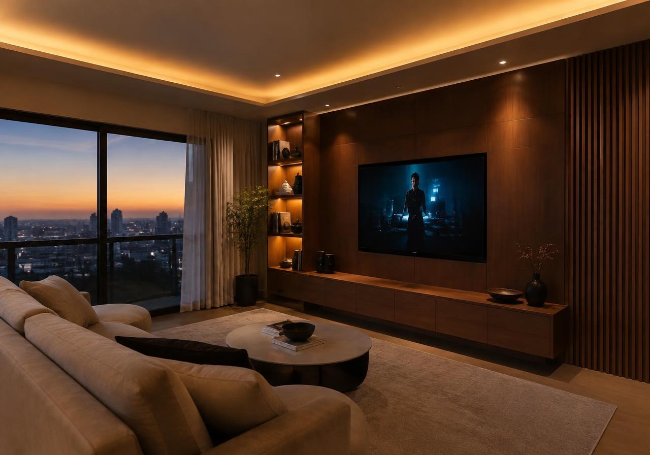 Sala de TV executado