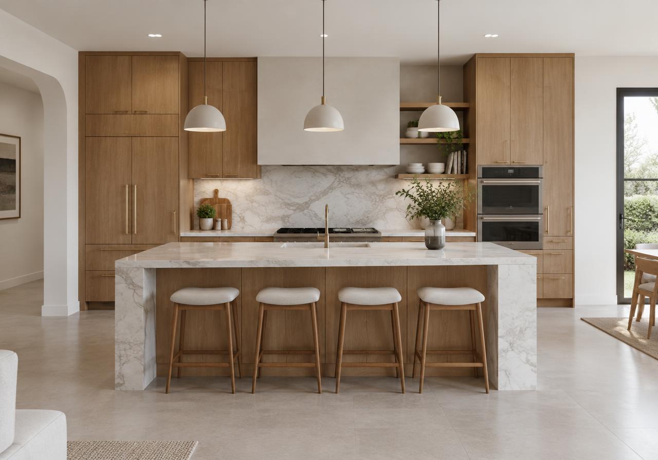 Cozinha render 3D
